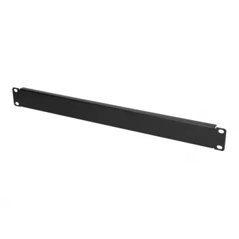 Rack blanking panel Extralink Front Blank Panel 1U 19 inch Juoda, steel housing