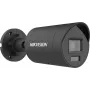 IP apsaugos kamera Hikvision Pro Series 6 MP Darkfighter fiksuota mini cilindrinė, 6 MP, 1/2.4 colio CMOS, 114.8°×60° matymo laukas, 30 kadr./s, laidinis, vidaus/lauko, lubos/siena, juoda