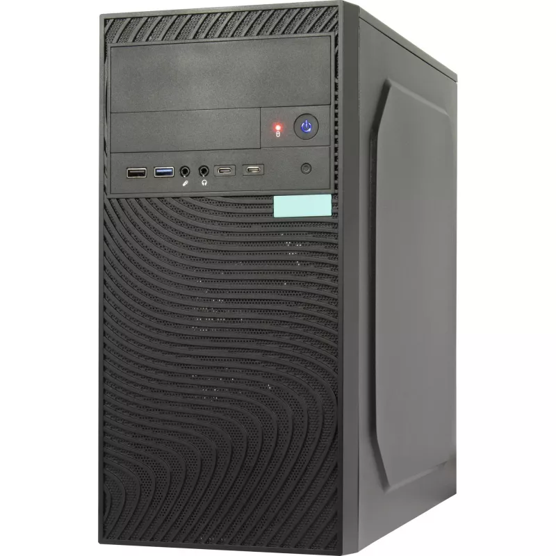 Kompiuterio korpusas Inter-Tech Case Micro IT-6516 Ripple juodas