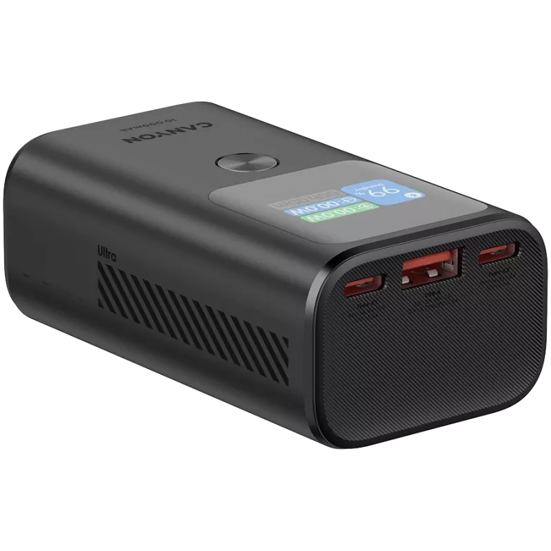 Nešiojamas powerbankas CANYON OnPower 130 TFT 10000 mAh