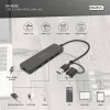 USB Hub, Digitus, DA-70235, 4 prievadų, USB 3.2 Gen 1, A tipo ir C tipo, 12000 Mbit/s