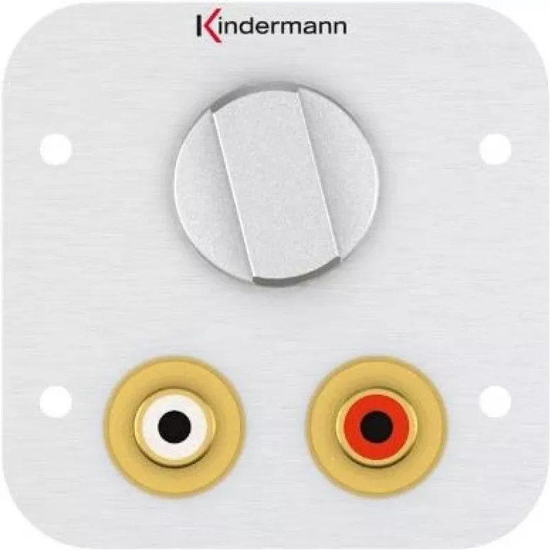 Kištukinių lizdų plokštė 2 x RCA Kindermann 7441000518