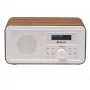Radijas DENVER DAB-30DW DAB/FM stalo radijas su tamsaus medžio apdaila