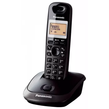 Panasonic KX-TG2511 DECT Telefonas Juodas Su Skambučio Identifikavimu