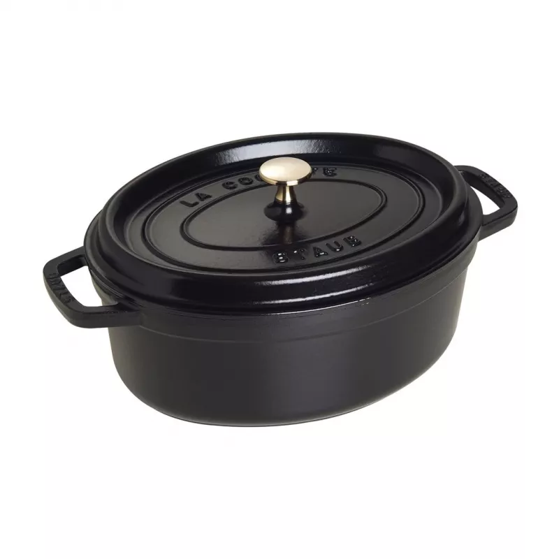 Staub Cocotte troškintuvas 4,2 l juodas