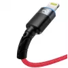 USB į Lightning duomenų kabelis Tellur, 3A, 1,2 m, LED indikatorius, raudonas