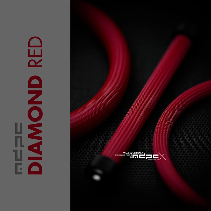 MDPC-X Sleeve BIG - Diamond-Raudona, 1m