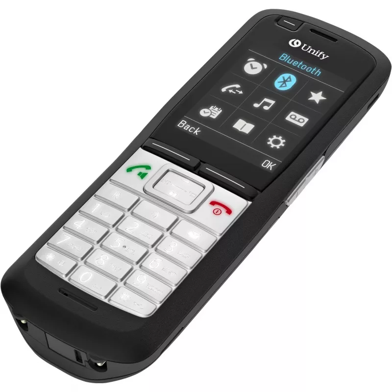 Belaidis DECT telefonas Unify OpenScape R6 – belaidis ryšys, ilga baterijos veikimo trukmė, 0,256 kg
