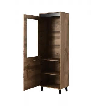 Spintelė laikymui cama meble NORD 60×38×182,5 cm ąžuolas wotan/antracitas, ant grindų