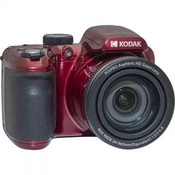 Astro Zoom AZ405, 20,68 MP, 5184 x 3888 pikselių, BSI CMOS, 40x, Full HD, raudona