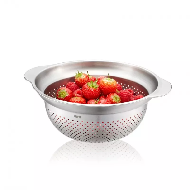 Strainer GEFU PREMIO G-28131, 23 cm nerūdijančio plieno virtuvinis sietelis