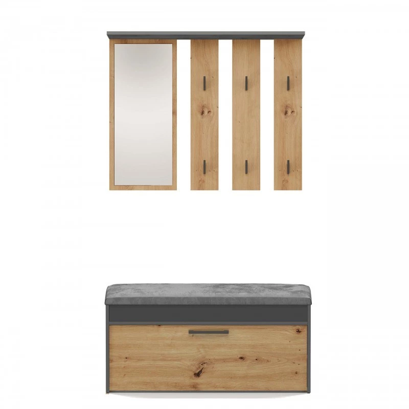 Topeshop GAR PARMA ANT/ART entryway Spintelė