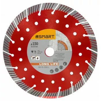 Deimantinis pjovimo diskas Smart 230 mm Ilgaamžis, Smart 10-230LL