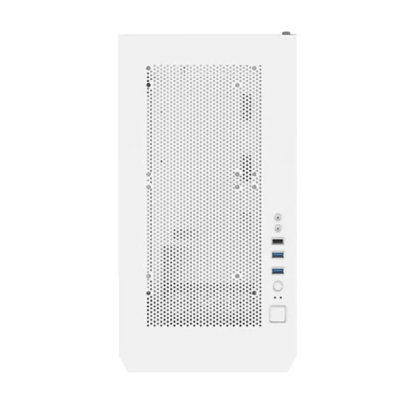 Montech AIR 100 ARGB MICRO-ATX korpusas su keturiais iš anksto sumontuotais ARGB ventiliatoriais, itin minimalistinis dizainas, smulkaus tinklelio priekinis skydelis, didelis oro srautas, unikalus šoninis skydelis