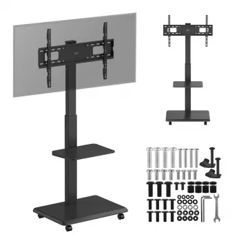 TV stovas ergo office ER-304 B, maks. apkrova 50 kg, VESA 600x400
