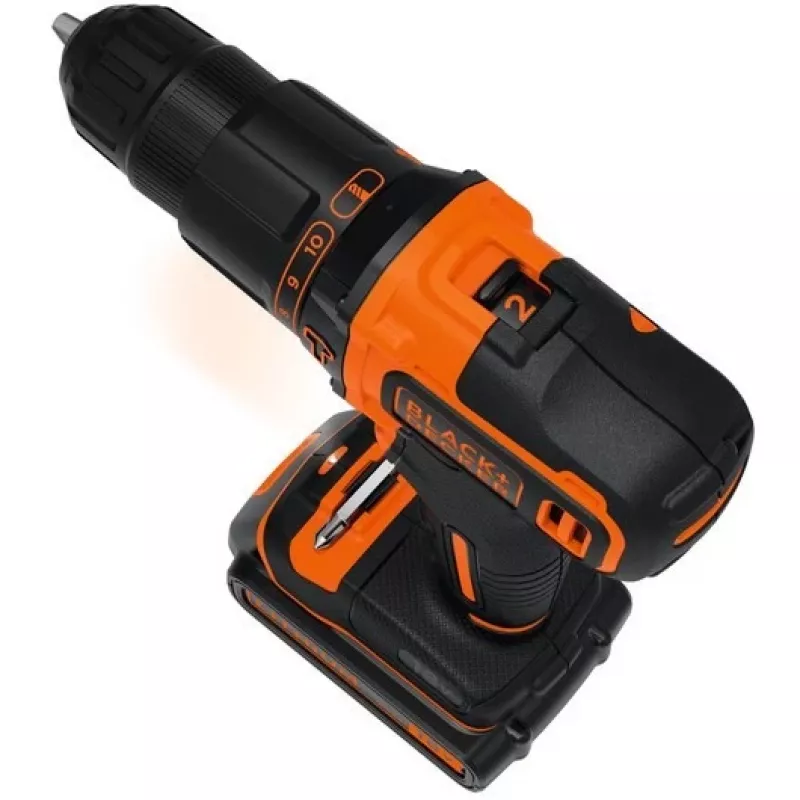 Juoda & Decker BDCHD18K1B2-QW grąžtas 1400 aps./min.