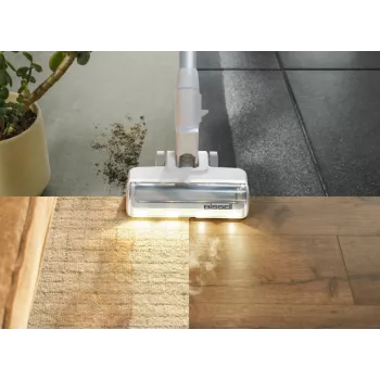 Bissell stovas siurblys | PowerClean | Belaidis veikimas | 200 W | Veikimo laikas (maks.) 40 min | Šilta balta/Pilka/Blizgantis sidabras