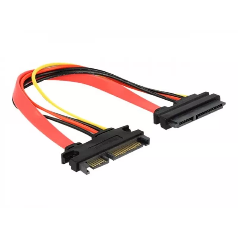SATA kabelis DeLOCK 84362 0.2 m raudonas