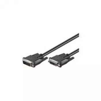 Wentronic Goobay DVI-D FullHD ilginimo laidas Dual Link, juodas, 2 m - DVI-D kištukas Dual-Link (24+1 kontaktas) > DVI-D lizdas Dual-Link (24+1 kontaktas) (50855)