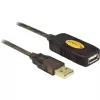 USB kabelis DeLOCK 30m USB2.0 USB A juodas