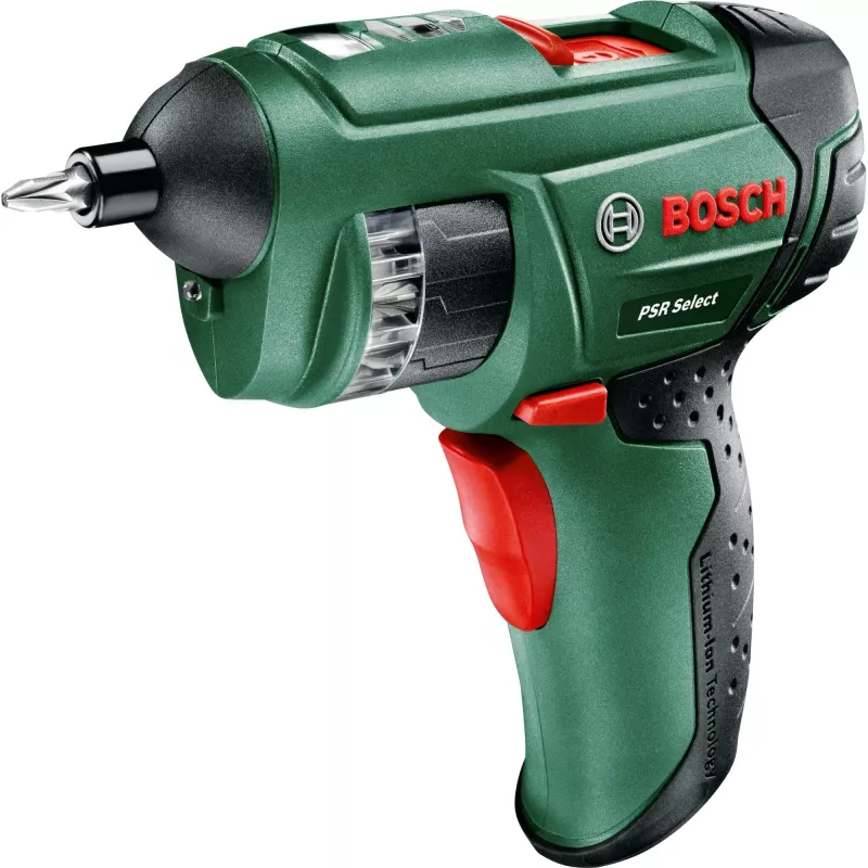 Bosch PSR Select, akumuliatorinis atsuktuvas, tiesi rankena, 240 RPM, 5 mm, 3,5 N⋅m, 4,5 N⋅m