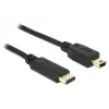 USB laidas DeLOCK 2m USB2.0-C Mini-USB B 83336