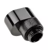 XSPC pasukama 7 mm poslinkio jungtis G1/4, juodas chromas
