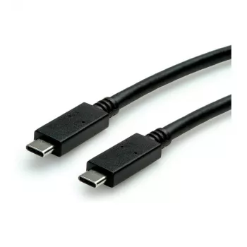 USB kabelis ROLINE 11.02.9057 USB 3.2 Gen 2 1m USB C juodas