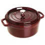 Ketaus apvalus puodas Staub 3,8 L Grenadine – 3,8 L talpa, emaliuotas vidus