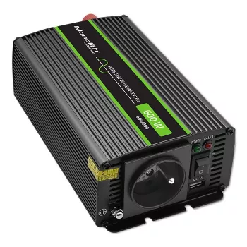 Qoltec Monolith maitinimo adapteris inverteris Auto 600 W 12 V