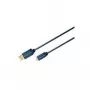 ClickTronic 1,8 m USB 2.0 A-mini B m/m 1,8 m USB A Mini-USB B mėlynas USB laidas (70127)