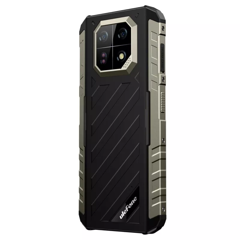 Tvirtas išmanusis telefonas UleFone Armor 22 — 8GB RAM, 128GB atminties, juodos spalvos