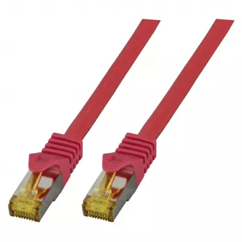 EFB-Elektronik RJ45 komutacinis kabelis Cat.6A S/FTP LSZHCat.7 neapdorotas kabelis raudonas 1,5 m Gamintojas: EFB Elektronik (MK7001.1,5R)