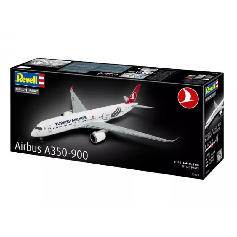 Plastikinis lėktuvo modelis REVELL Airbus A350-900 Turkish Air mastelis 1/144
