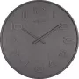 NeXtime klok 3095gs Wood Wood Big, Ø52,8 cm, Sieninis, Pilkas