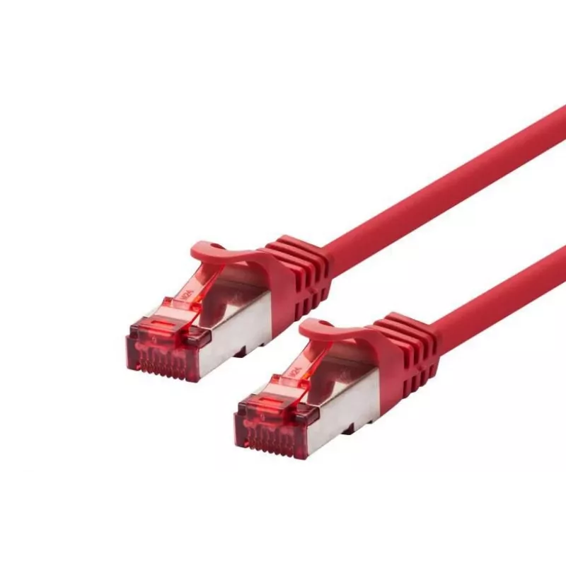 Tinklo kabelis LOGON PROFESSIONAL TCR66SS003R RJ-45 Cat6 0,3 m raudonas