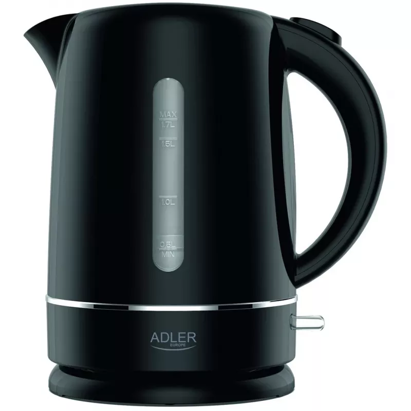 Adler 1385B juodas baltas elektrinis virdulys