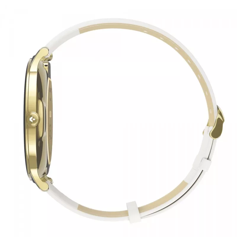Išmanusis laikrodis Garett Verona 2 Gold Steel su Bluetooth ir širdies ritmo monitoriumi