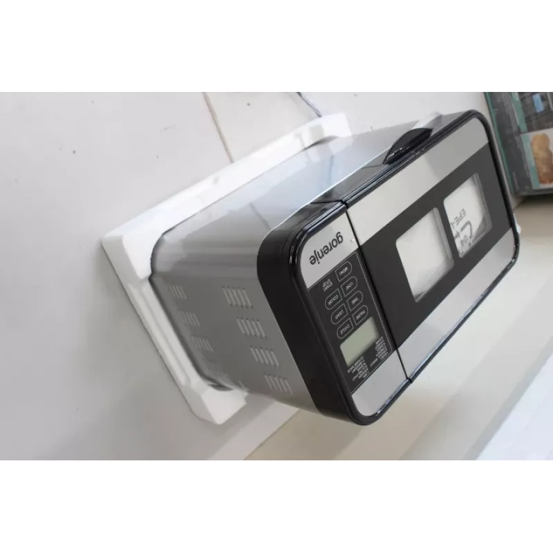 Duonkepė Gorenje BM1400E — 815 W, 12 programų, LCD, nerūdijantis plienas, 1400 g kepalas, dviguba kepimo forma