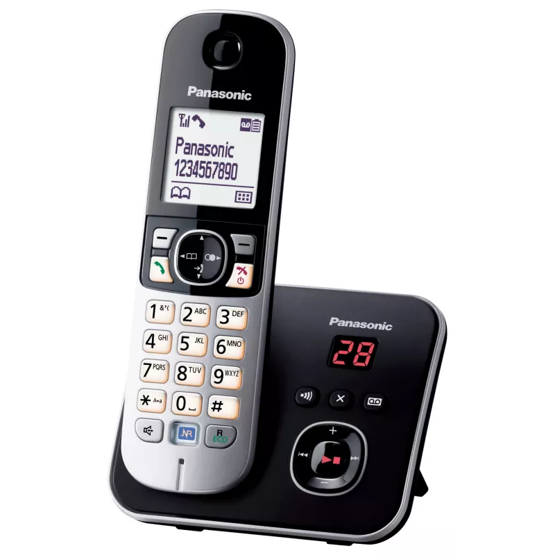DECT telefonas Panasonic KX-TG6821GB Juoda