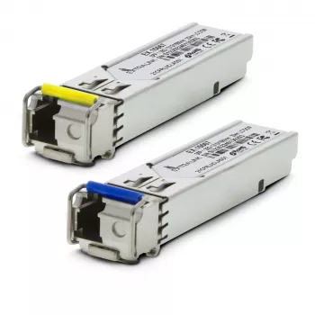 Extralink SFP WDM modulis 1.25G, 1.25Gbps, 1310/1550nm, vienmodis, 20km, LC, DOM, pora, skirtas HP/Aruba