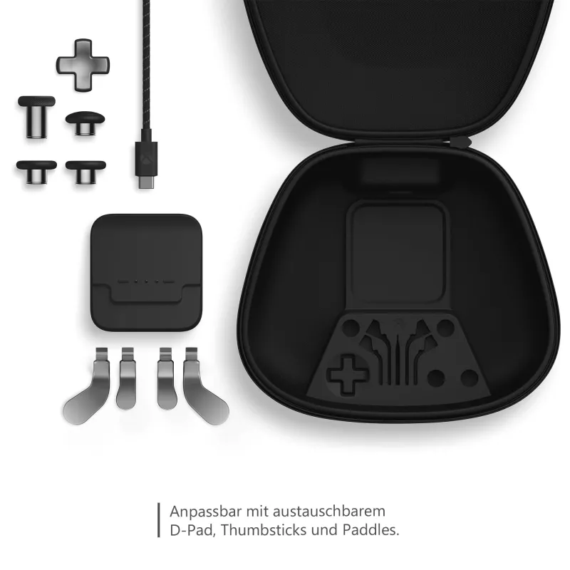 Žaidimų valdiklio priedas Microsoft Xbox Elite Wireless Controller Series 2 Complete Component Pack juoda sidabrinė