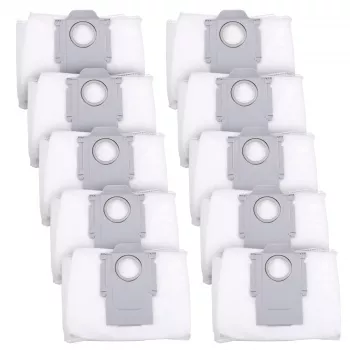 Roborock S ir Q serijos dulkių siurblių maišelių rinkinys, 10 vnt., suderinamas su S7 MaxV Ultra, S8 Pro Ultra, Q5, Q7, Q8 Max Q