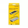 Dokų stotelė DeLOCK USB Type-C su M.2 lizdu