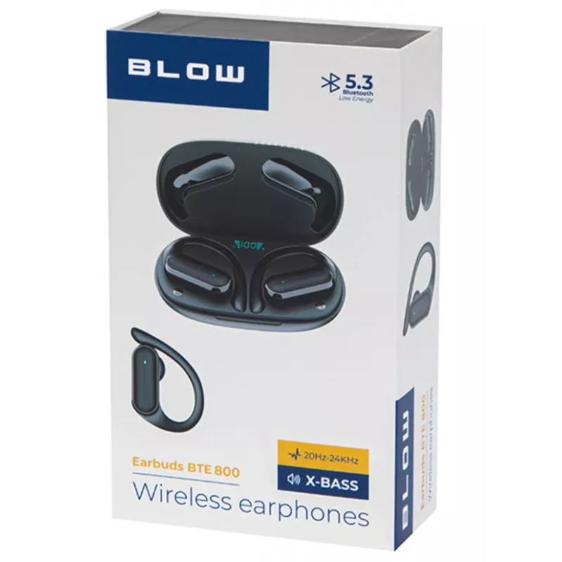 Earbuds BTE800 juodi