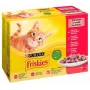 Friskies Mix mėsa - šlapias kačių maistas - 12 x 85 g