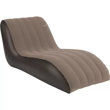 Pripučiamas stovyklavimo gultas Easy Camp 420072, rudas PVC, 840×1400×700 mm