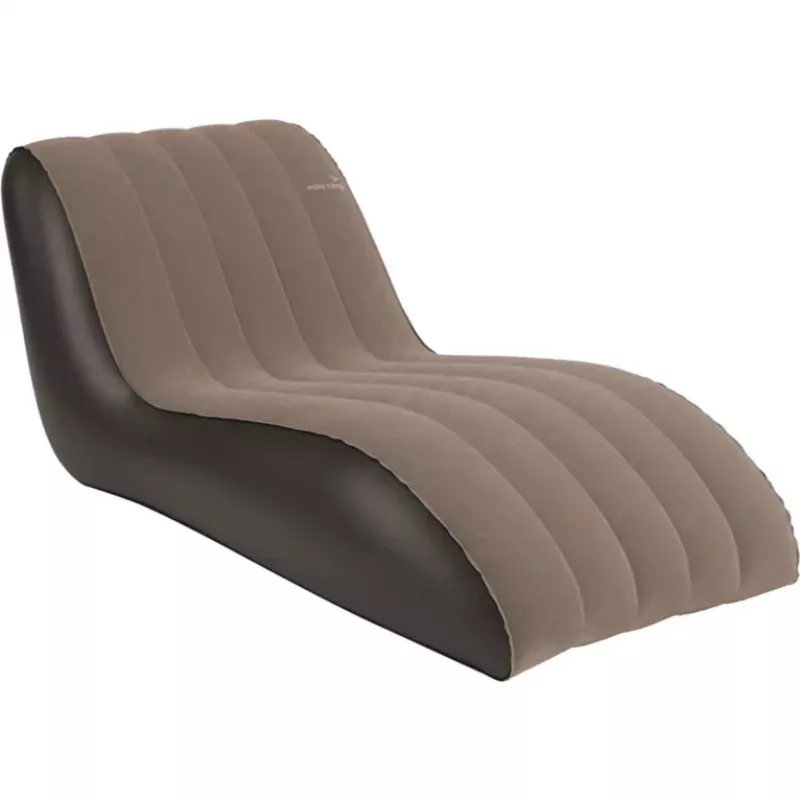 Pripučiamas stovyklavimo gultas Easy Camp 420072, rudas PVC, 840×1400×700 mm