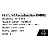 Konstruktorius Cobi Panzerhaubitze Hummel 1118 dalių modelio rinkinys
