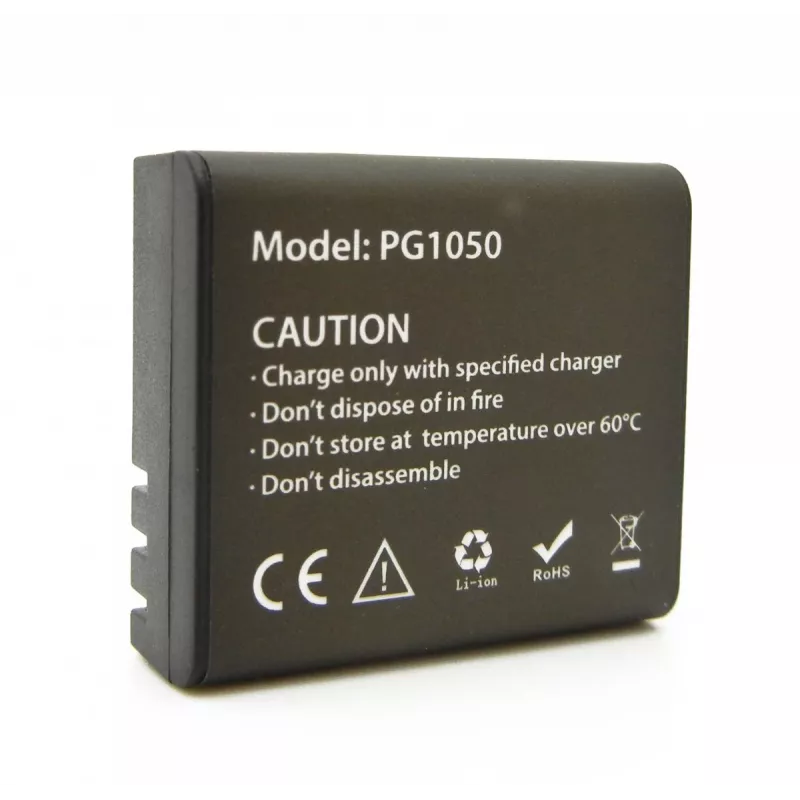 GoXtreme 1050mAh 3.7 V akumuliatorius, skirtas Rallye, Endurance, Discovery ir Pioneer
